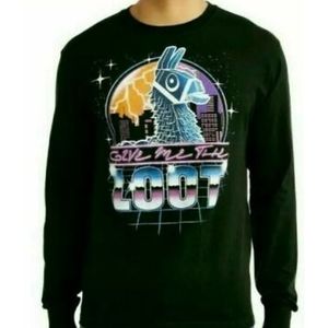 Fortnite Loot Llama Men's Shirt Size Large